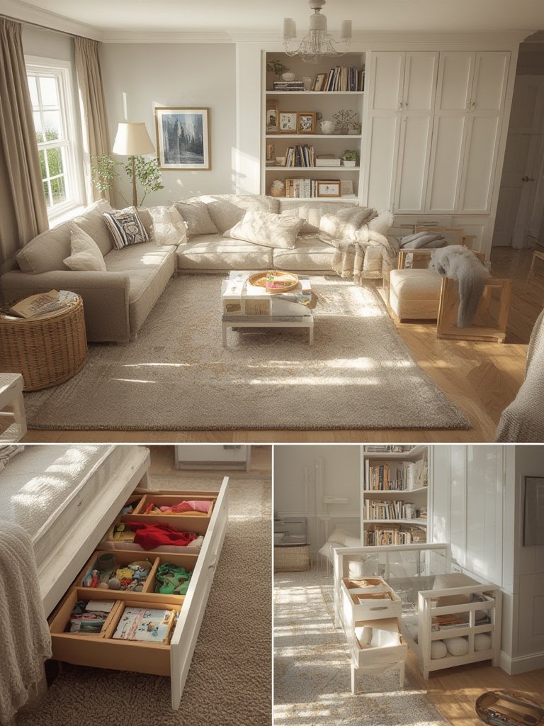 hidden home storage solutions - Illustration 3