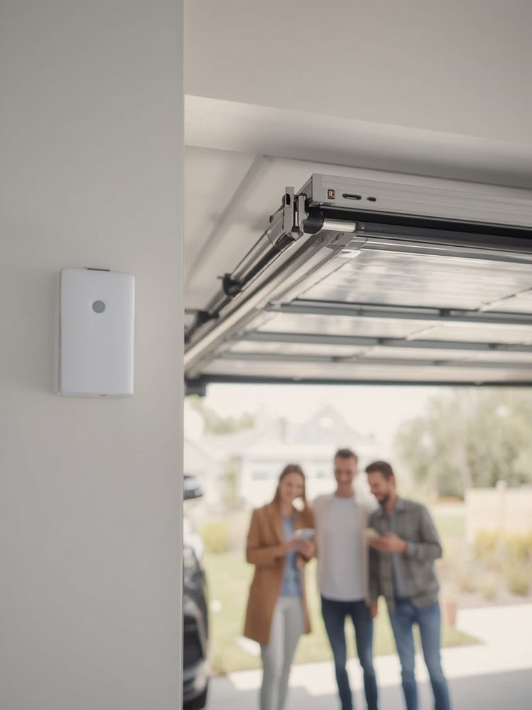 garage opener in action