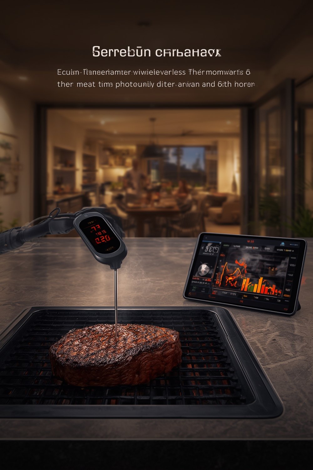 wireless thermometer product view